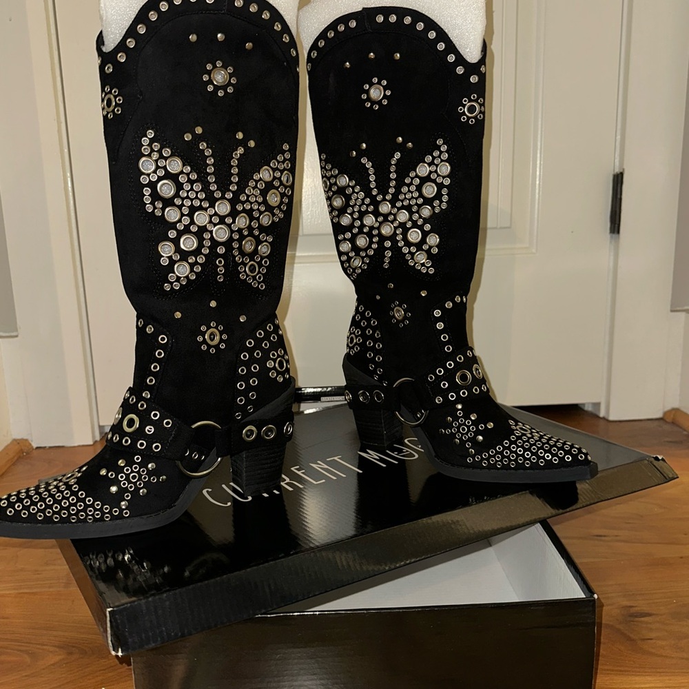 Dolls Kill Flight Risk Cowboy Boots Size 8 brand new